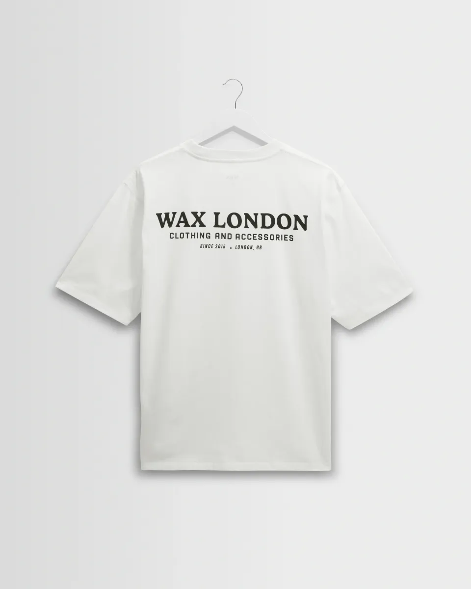 Milton - Off White Stacked Text Graphic Organic Cotton t-Shirt