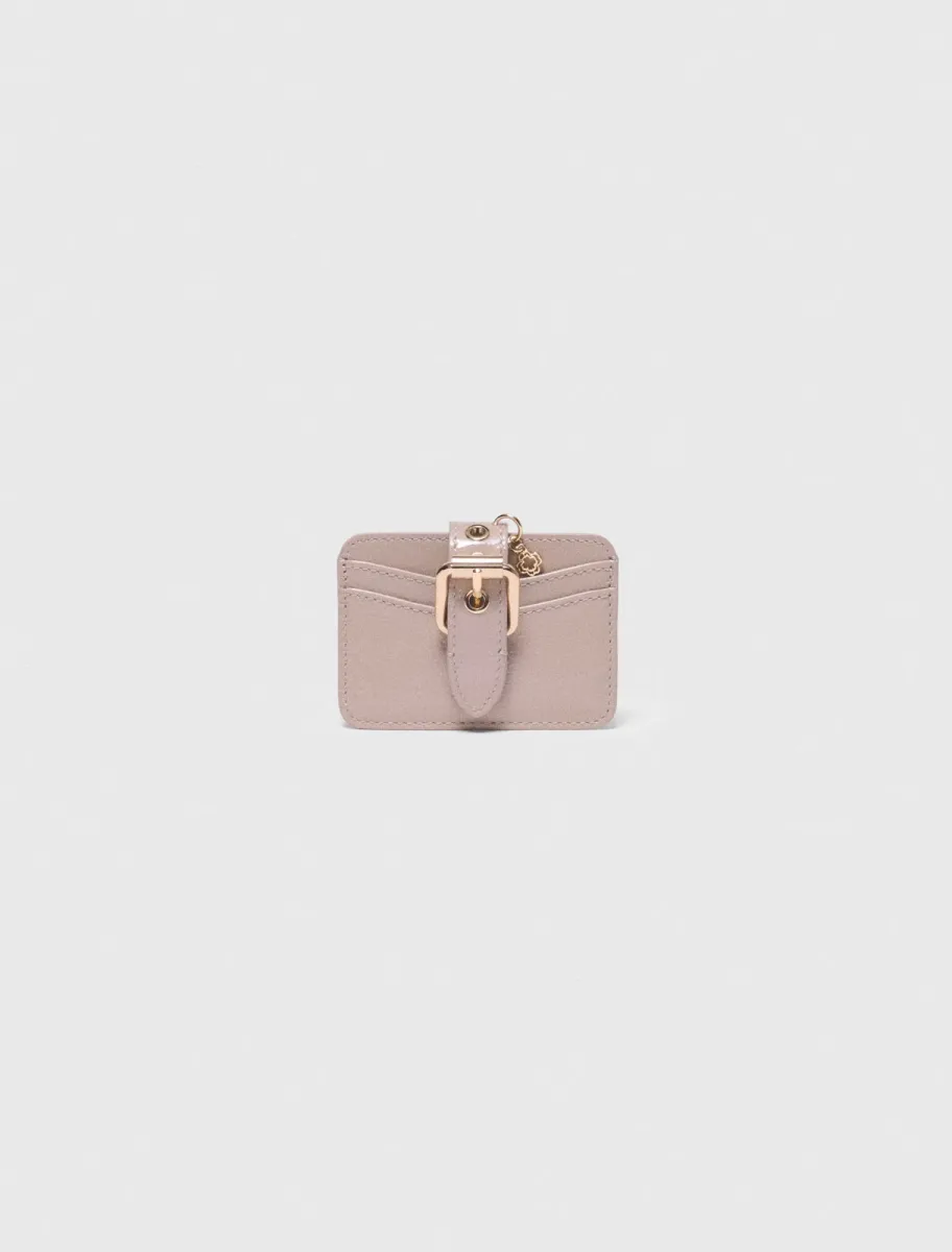 Miss M naplak leather card case