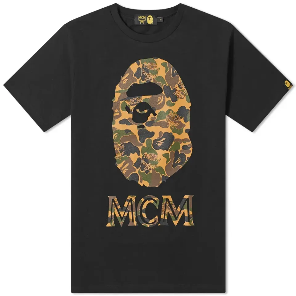 MCM x A Bathing Ape Head T-Shirt