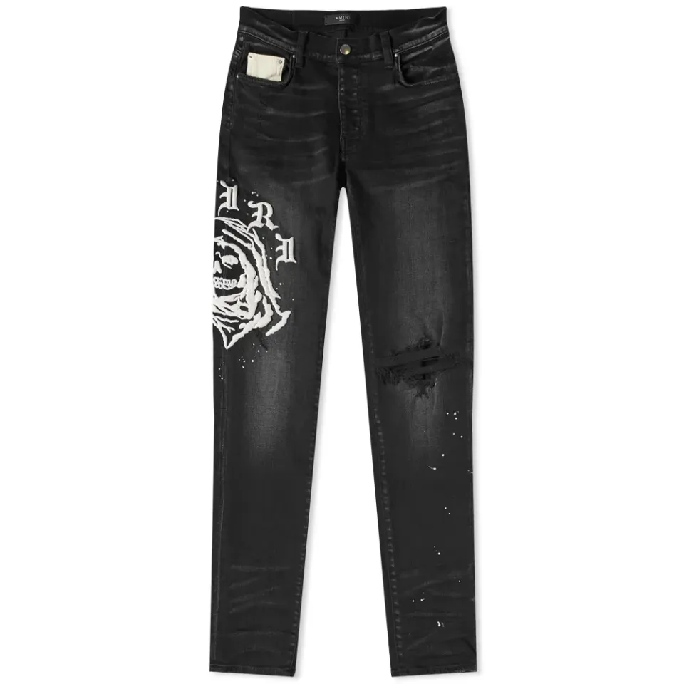 Wes Lang Reaper Logo Jeans