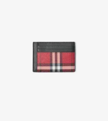 Check Clip Card Case in Post red