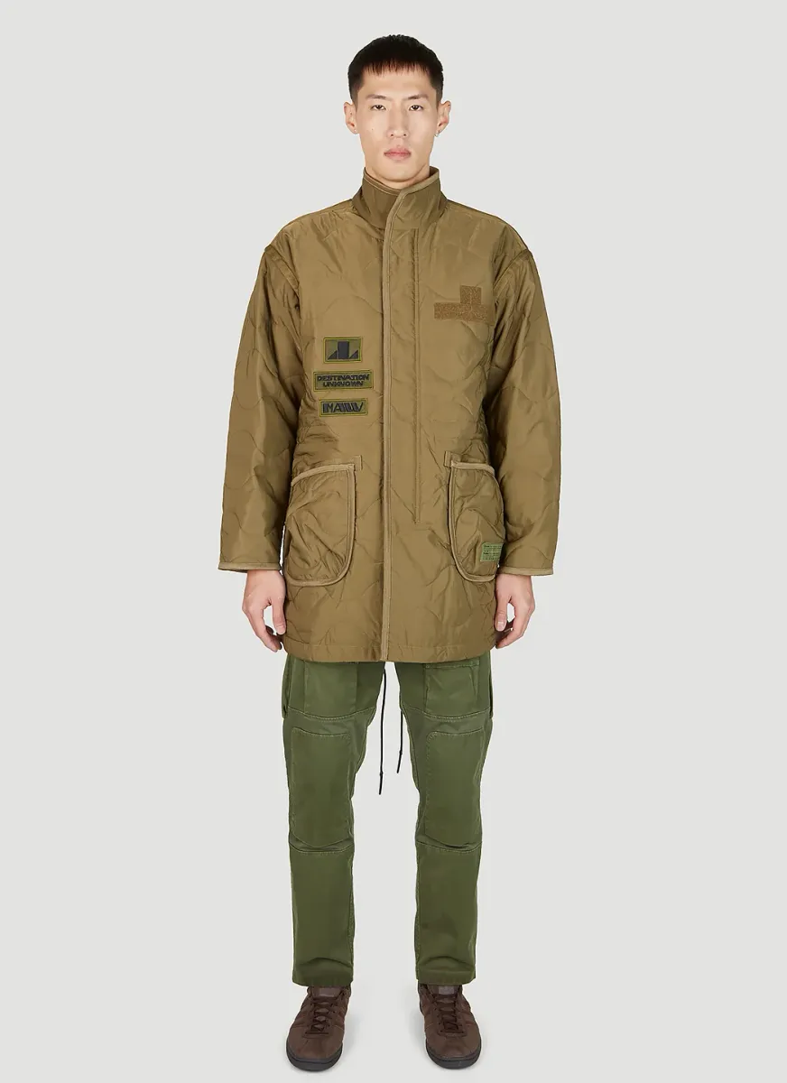 Quilted Patch Coat