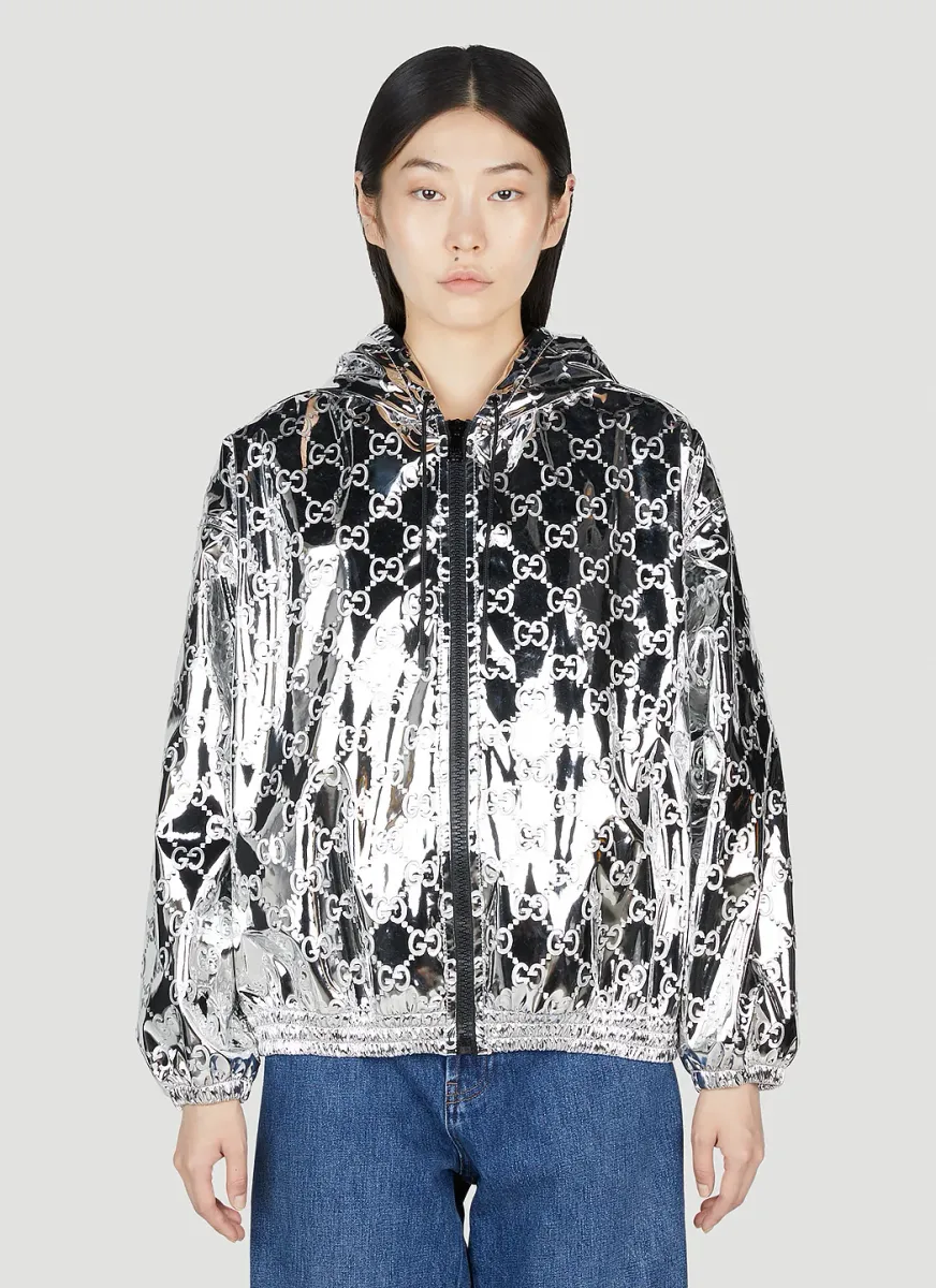 GG Embossed Bomber Jacket