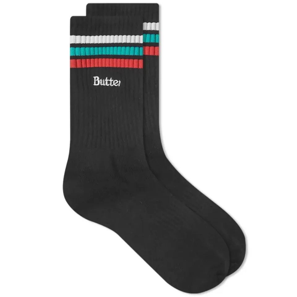 Logo Stripe Sock