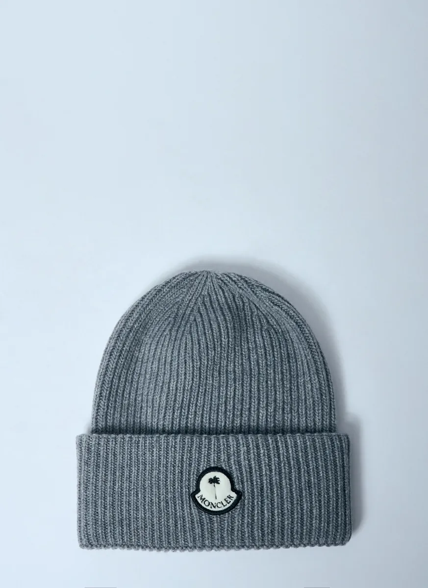 Logo Patch Beanie Hat