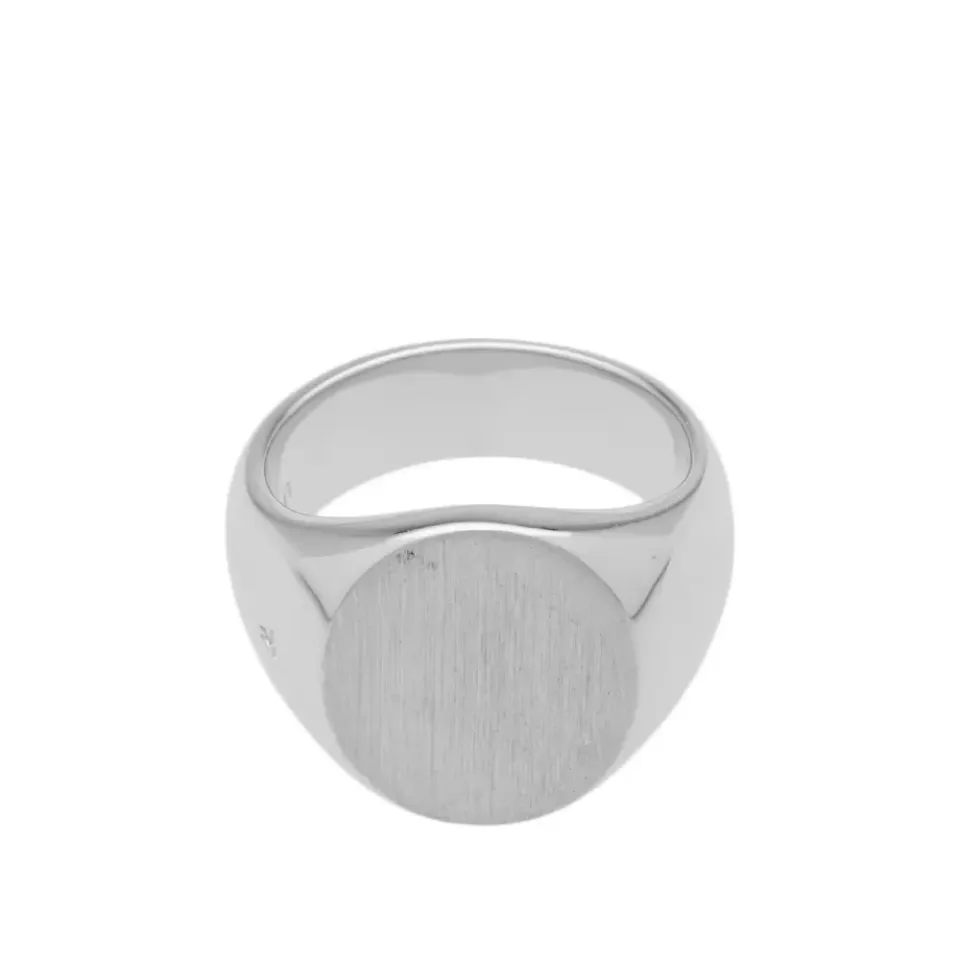 Oval Satin Ring
