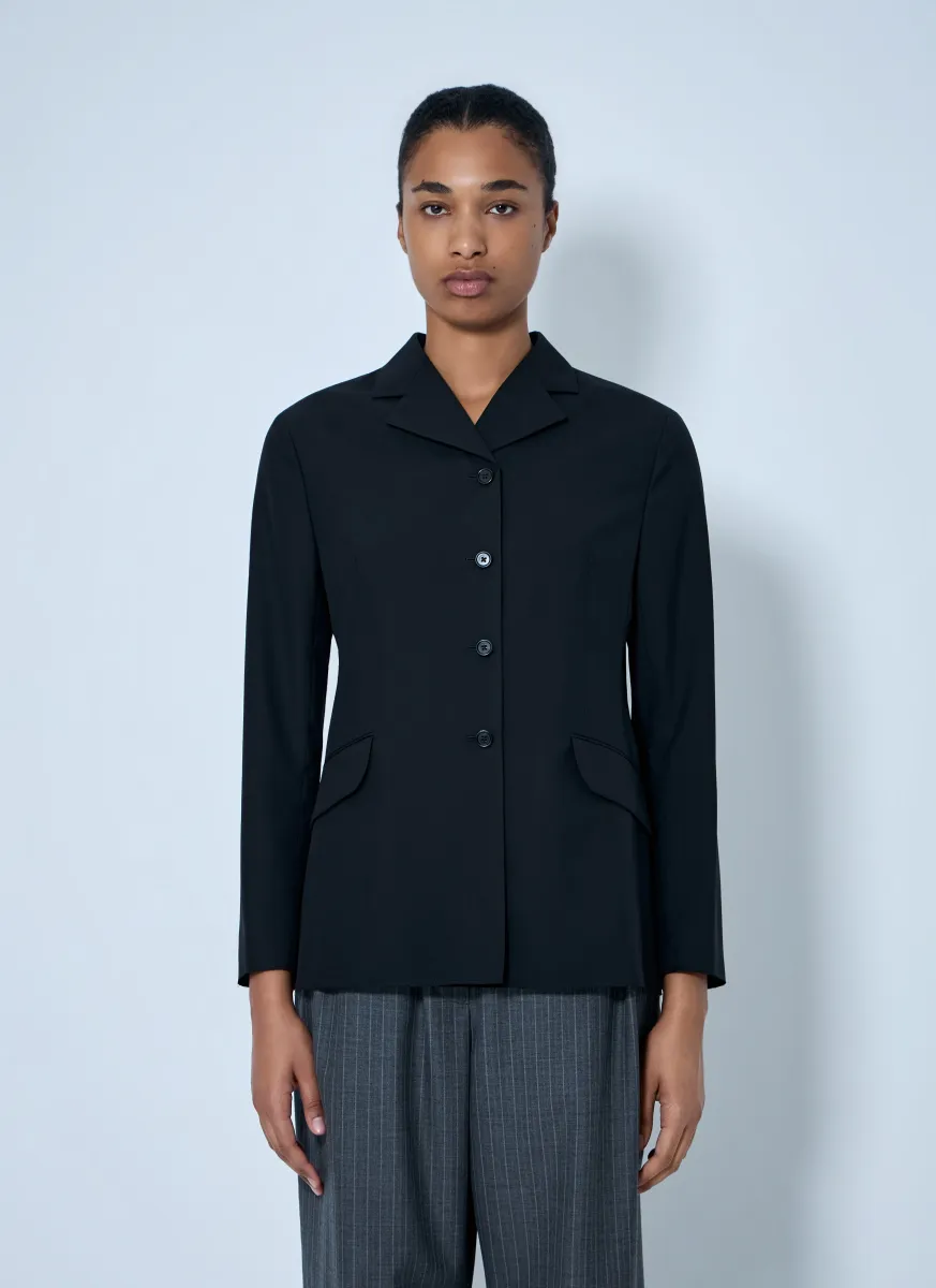 Tailored Blazer in Wool Blend