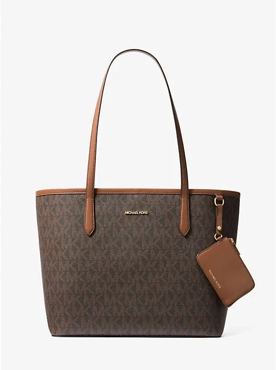 Jet Set Large Signature Logo Tote Bag