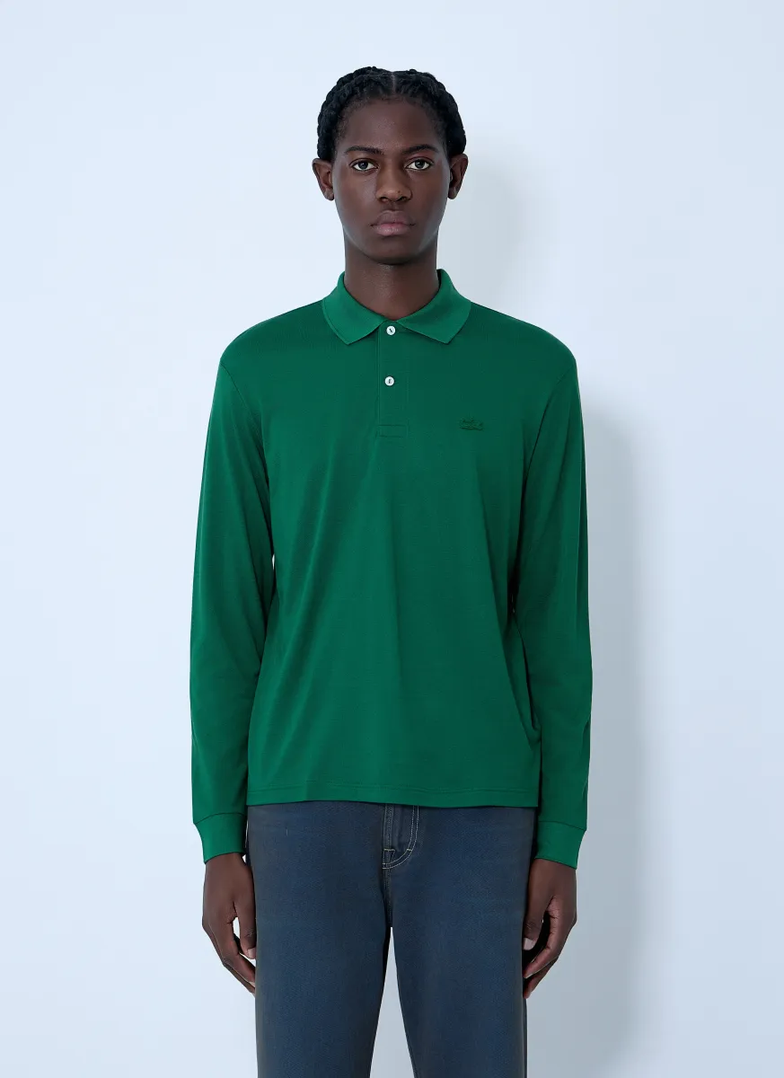 Silk Polo Shirt