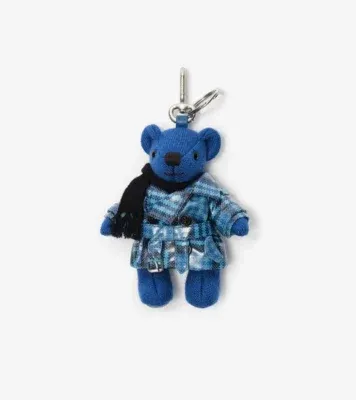 Thomas Bear Charm in Blue - Men, Wool