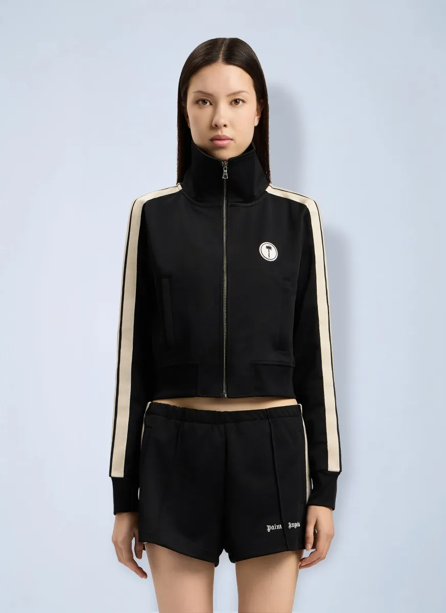 Tree Logo Crop Track Jacket