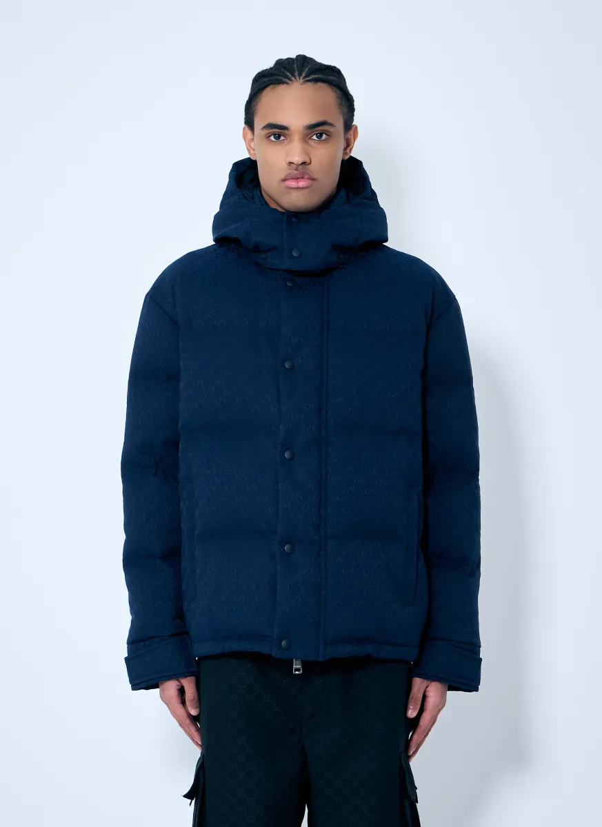 GG Canvas Down Jacket