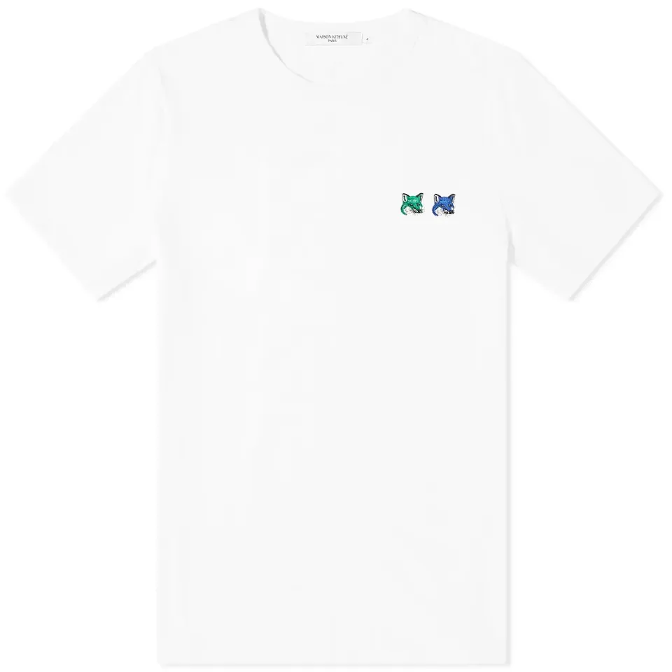 Double Monochrome Fox Head Patch Classic T-Shirt