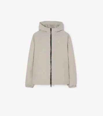 Nylon Clapton Hooded Jacket in Moon grey