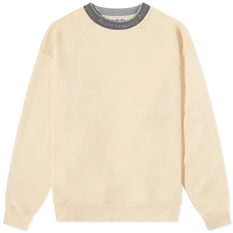 Fulton Reverse Logo Rib Crew Sweat