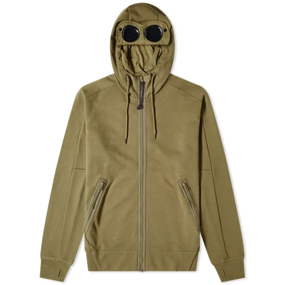 Zip Through Goggle Hoody