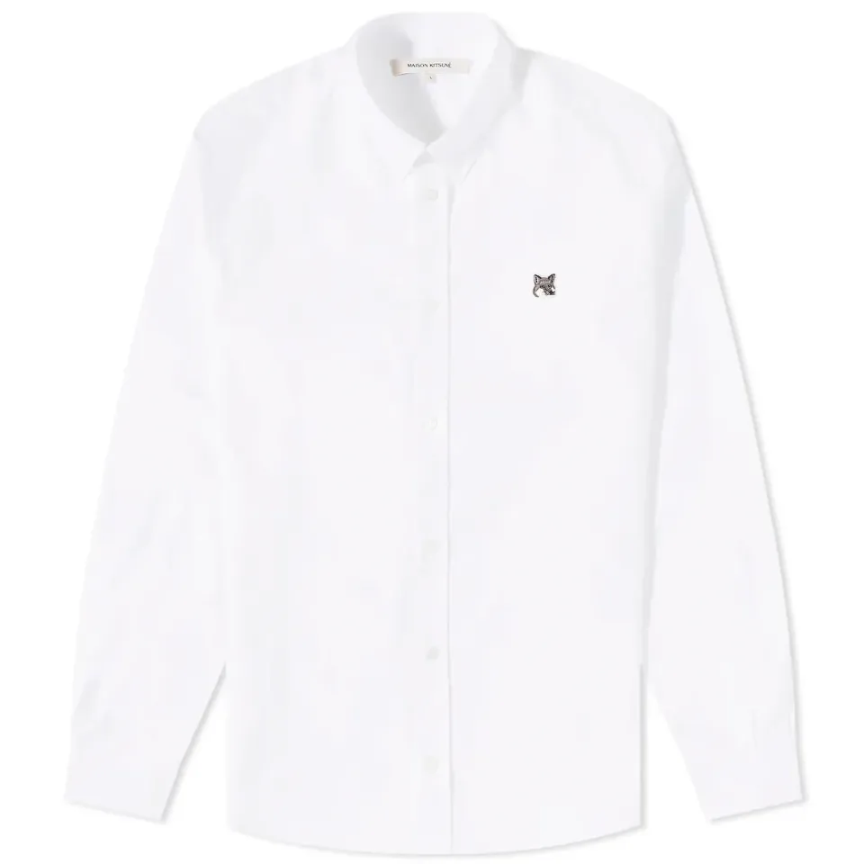 BD Casual Shirt With Grey Fox Head Patch