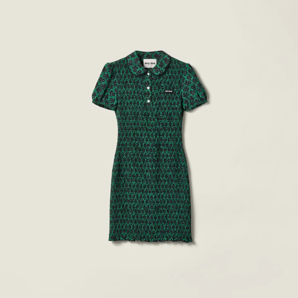 Crêpe de chine mini-dress