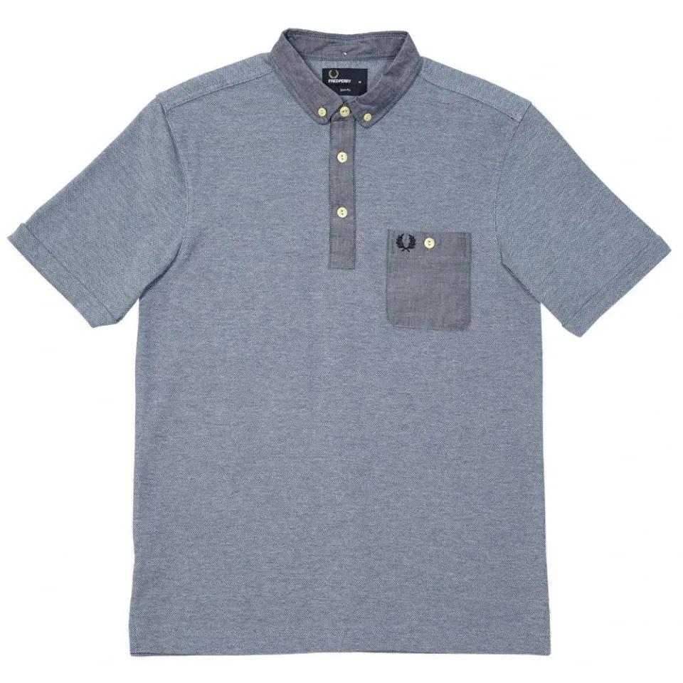 Fred Perry Chambray Trim Polo