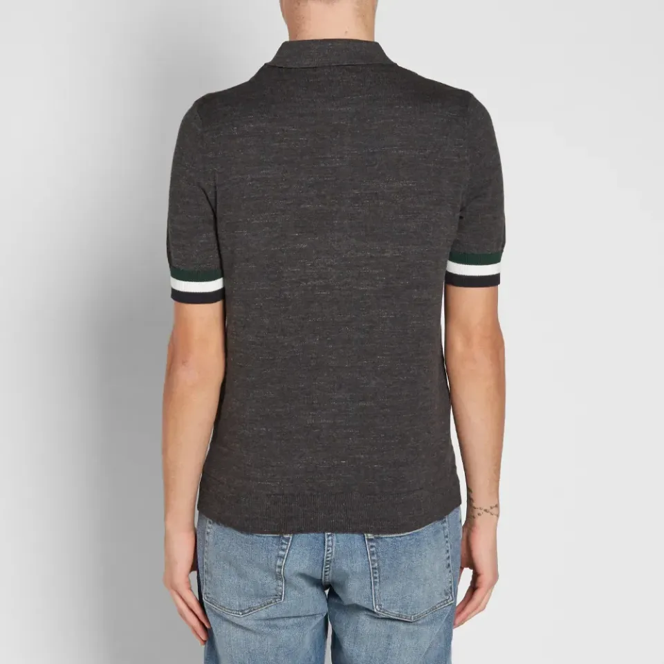 Fred Perry Stripe Cuff Knitted Polo