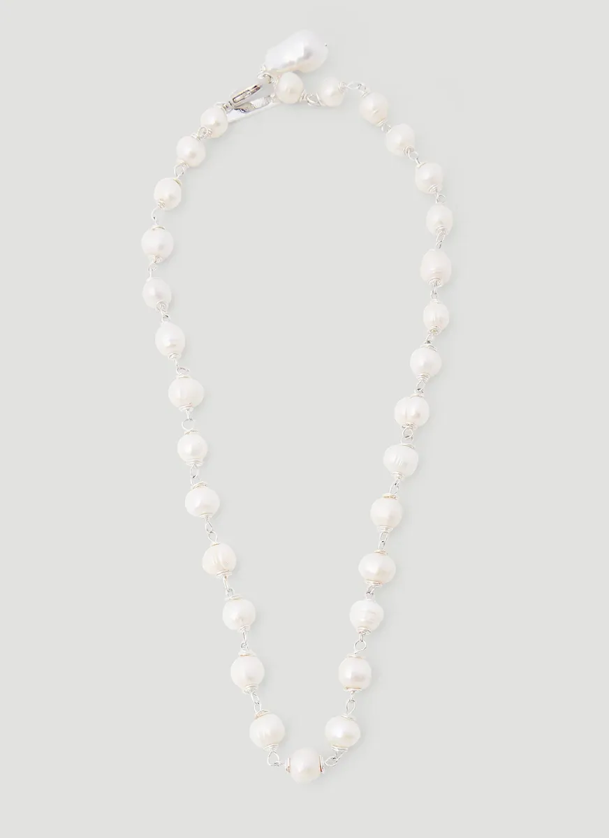 Vampire Pearl Chain Necklace