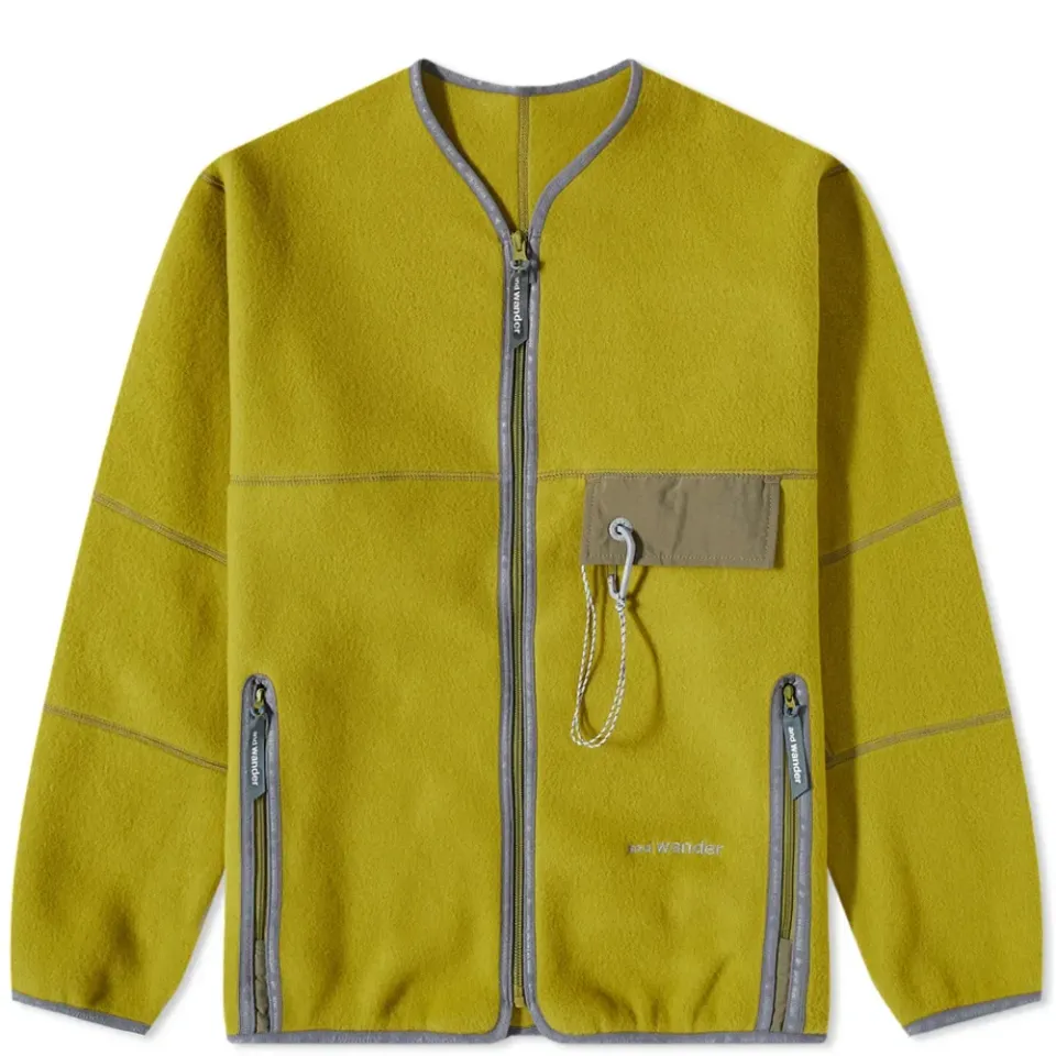 Wool Fleece Cardigan