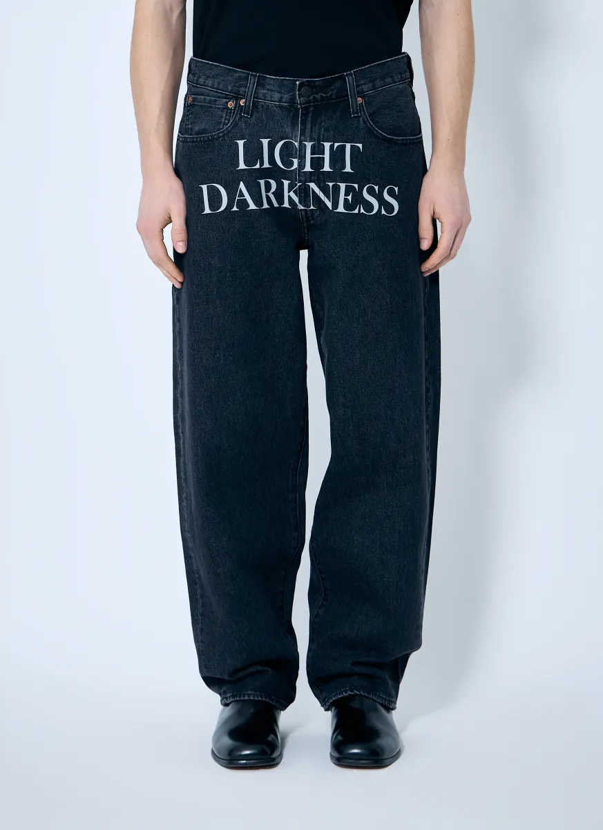 Baggy Print Jeans