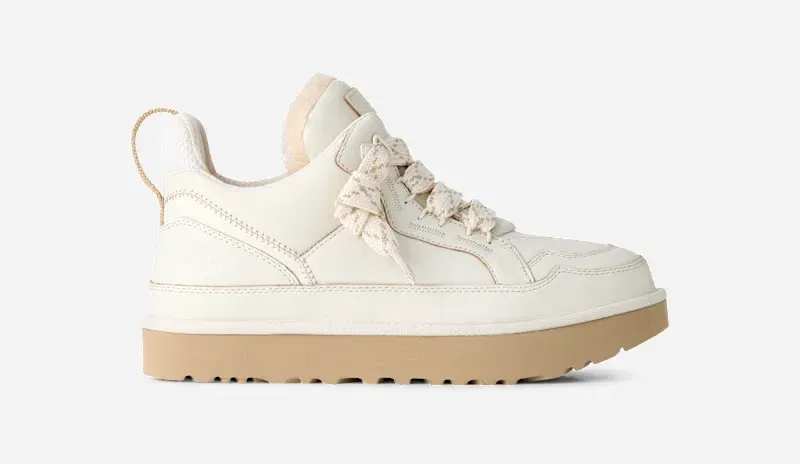 Lowmel Contrast Trainer, Polyester/Leather/Wool