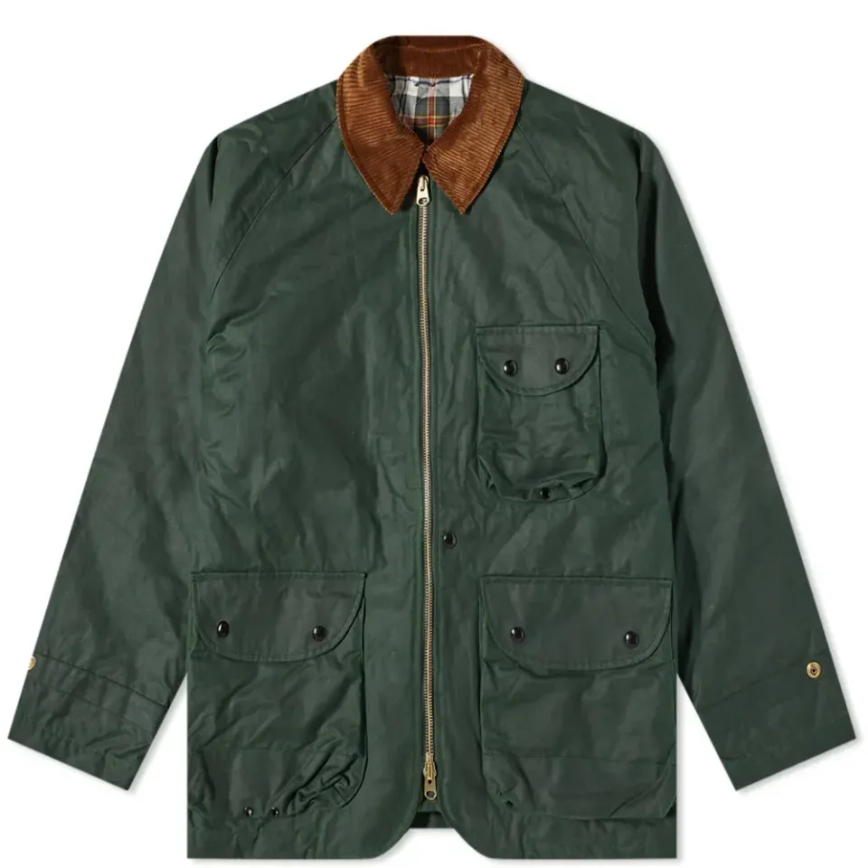 Waxed Cotton Coverall Jacket