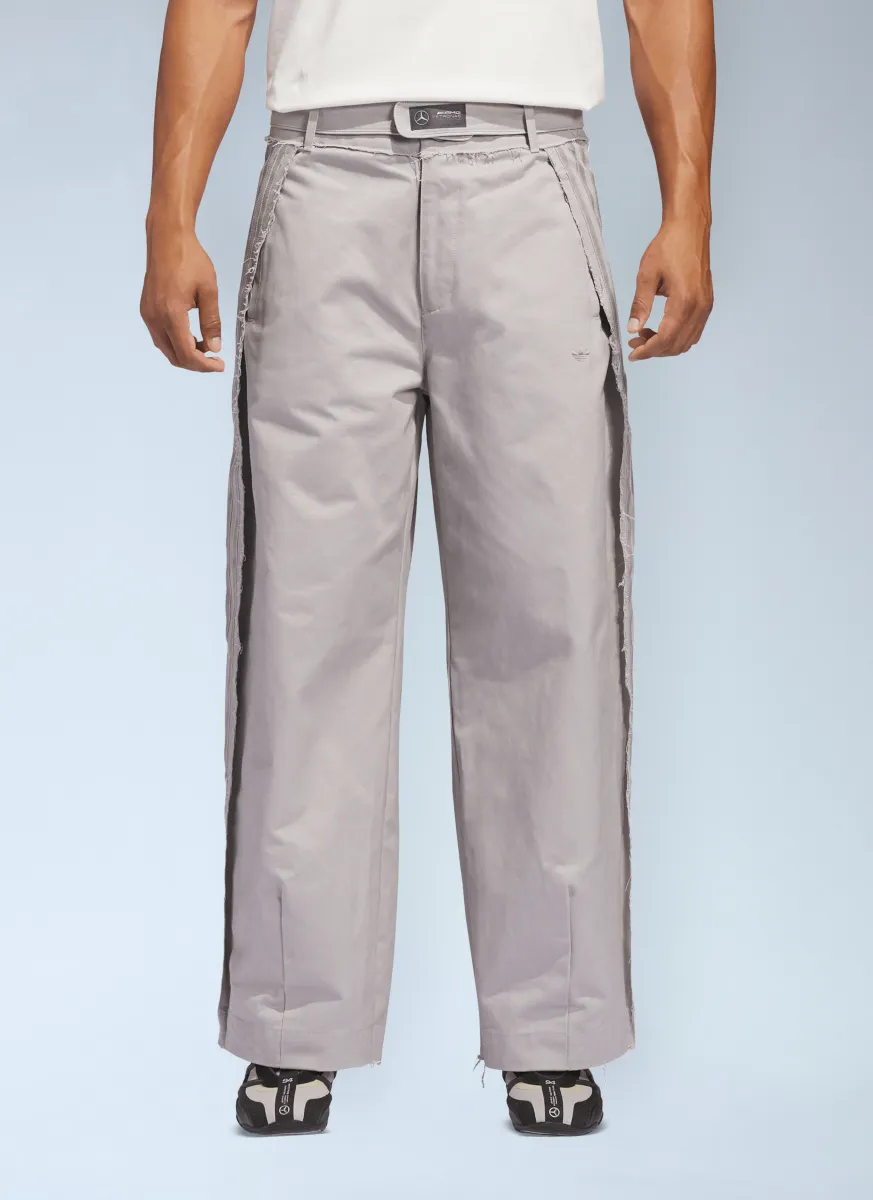 Logo Motif Disressed Pants