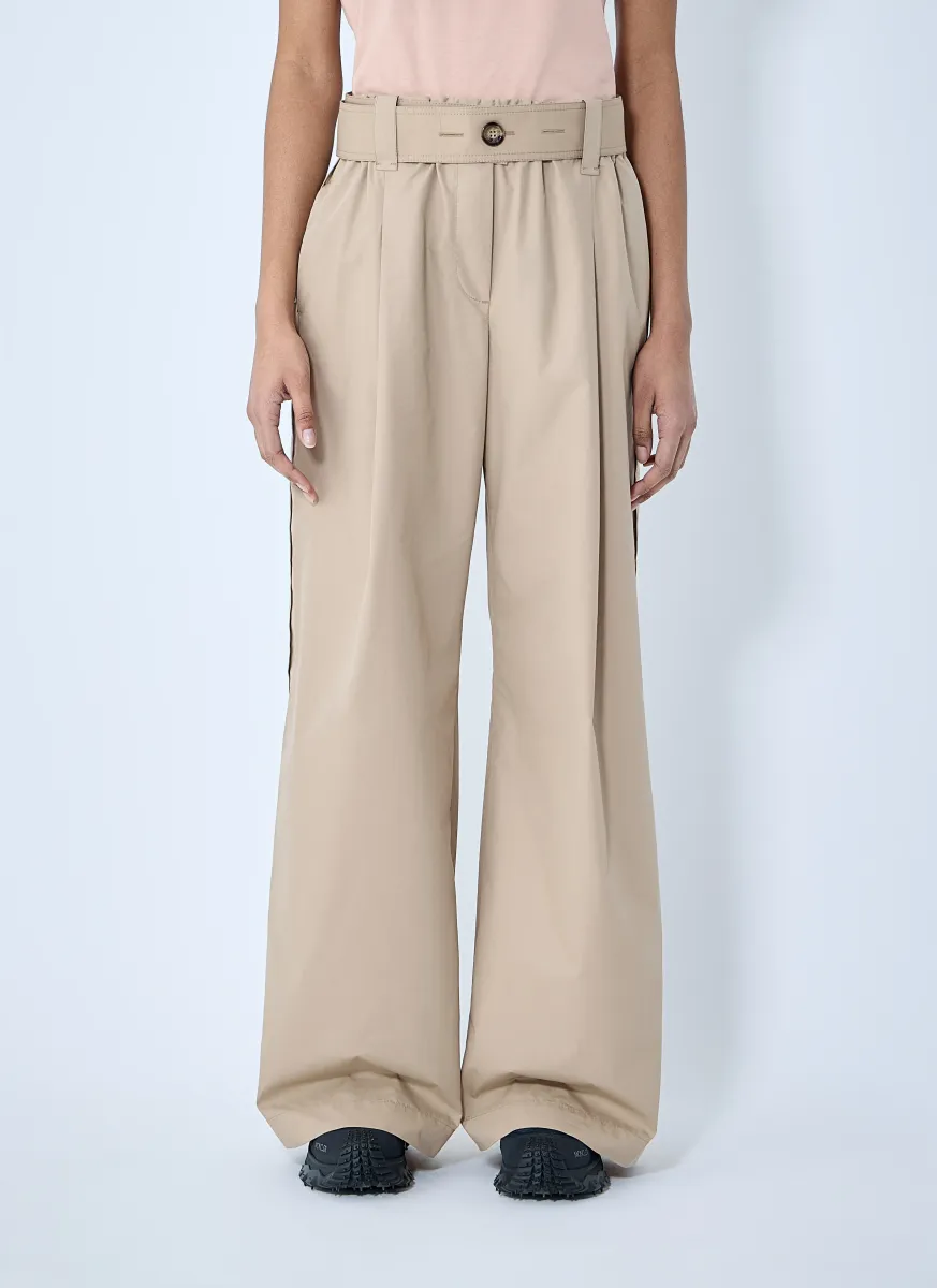 Belted Gathered Pants