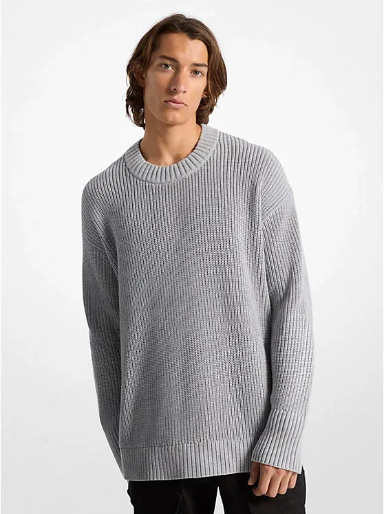 Ribbed Cotton Sweater