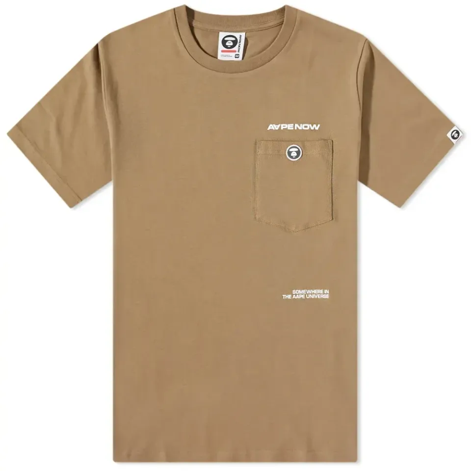 AAPE AAPE Now One Point Pocket T-Shirt