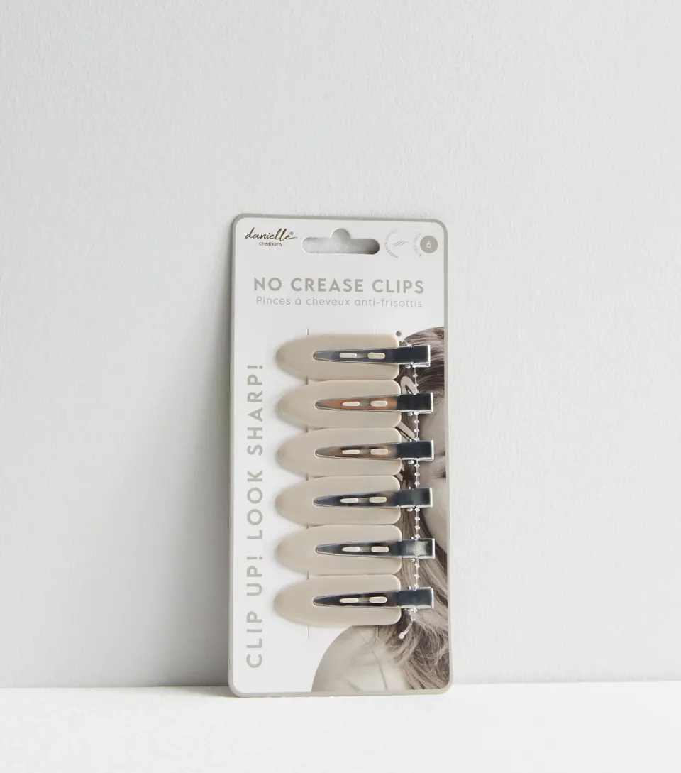 Creations Grey No Crease Hair Clips