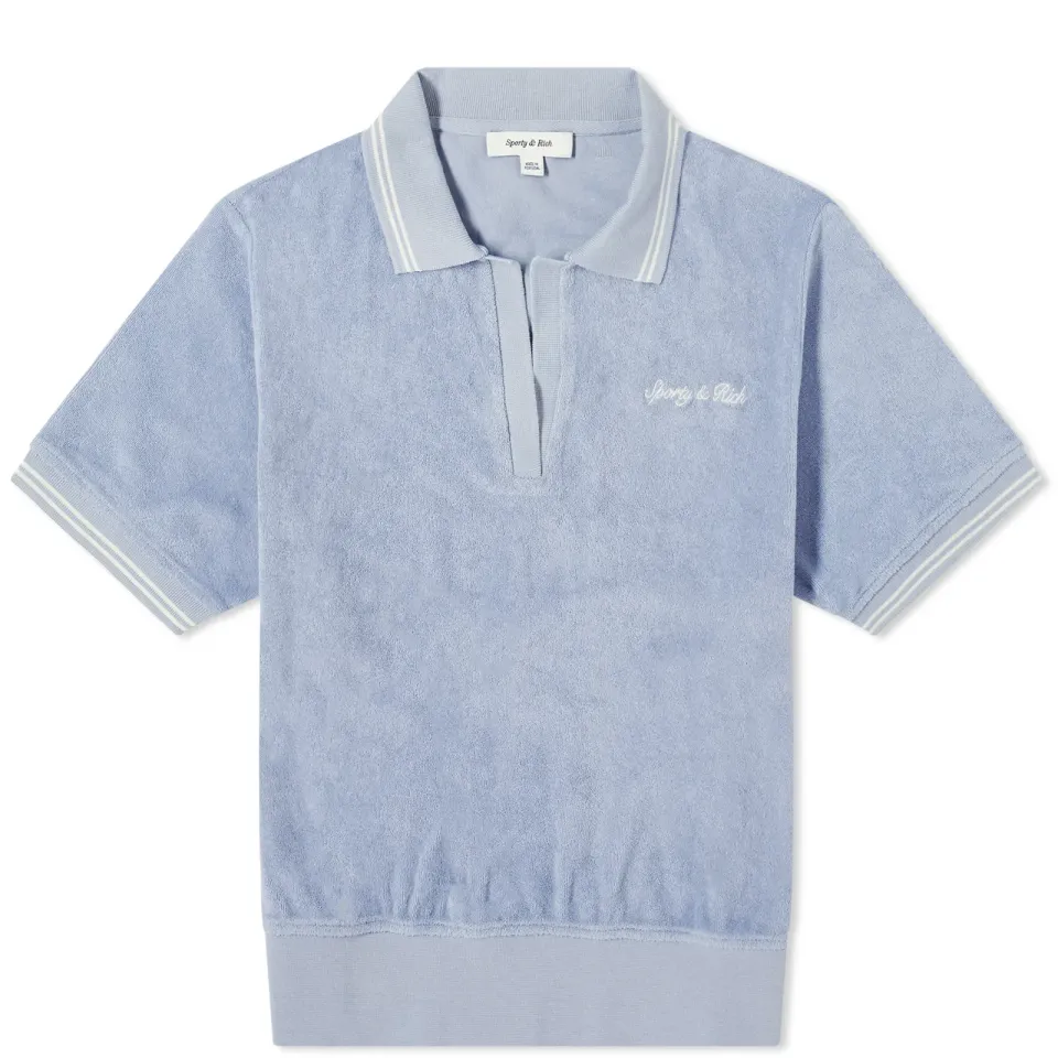 Syracuse Terry Polo Top