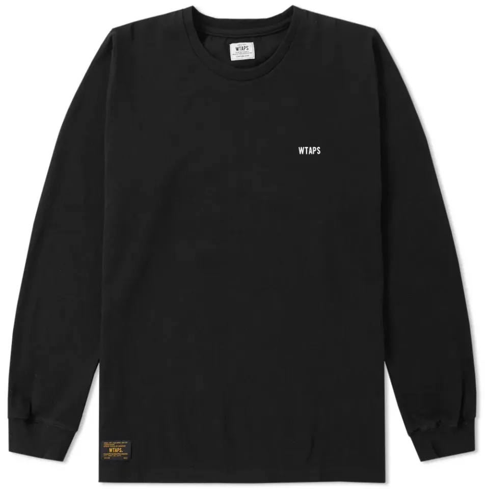 Long Sleeve Design Back Print Tee