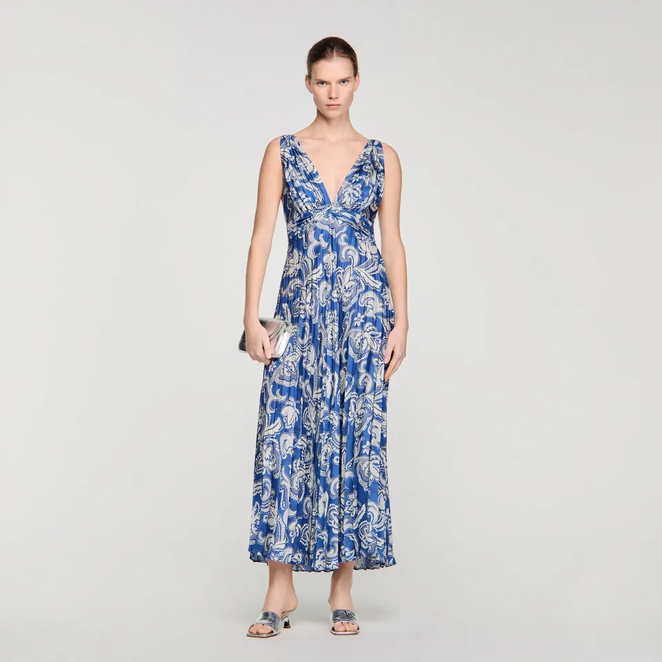 Floral print maxi dress