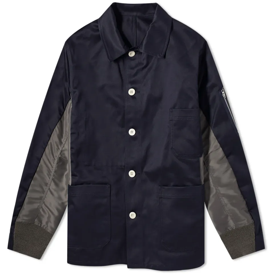 Chino x Nylon Shirt Jacket