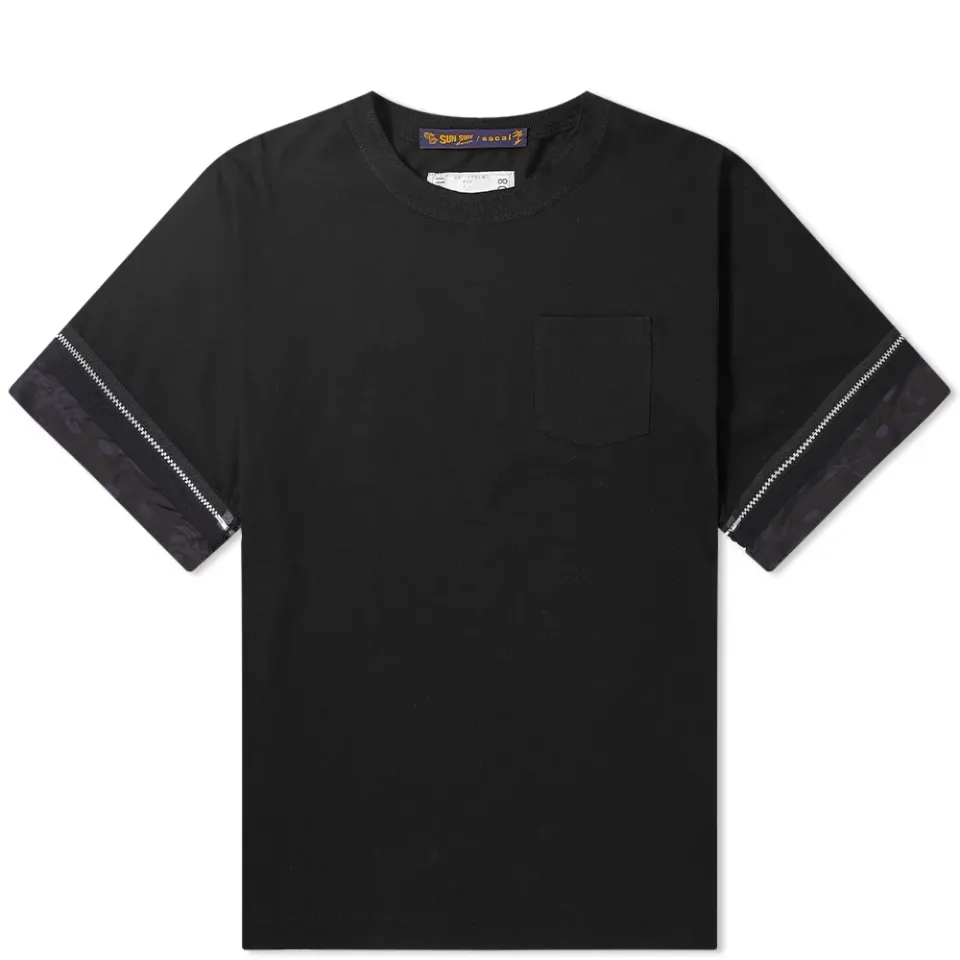 x Sun Surf Palm Tree Zip Tee