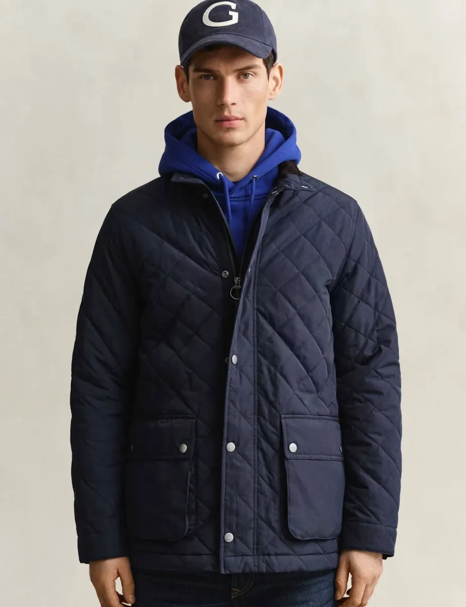 Quilted Jacket Blue