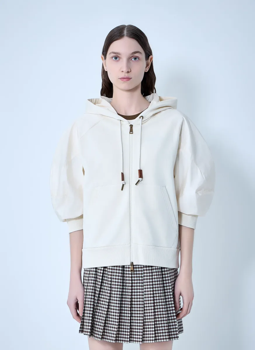 Hooded Zip-Up Sweatshirt