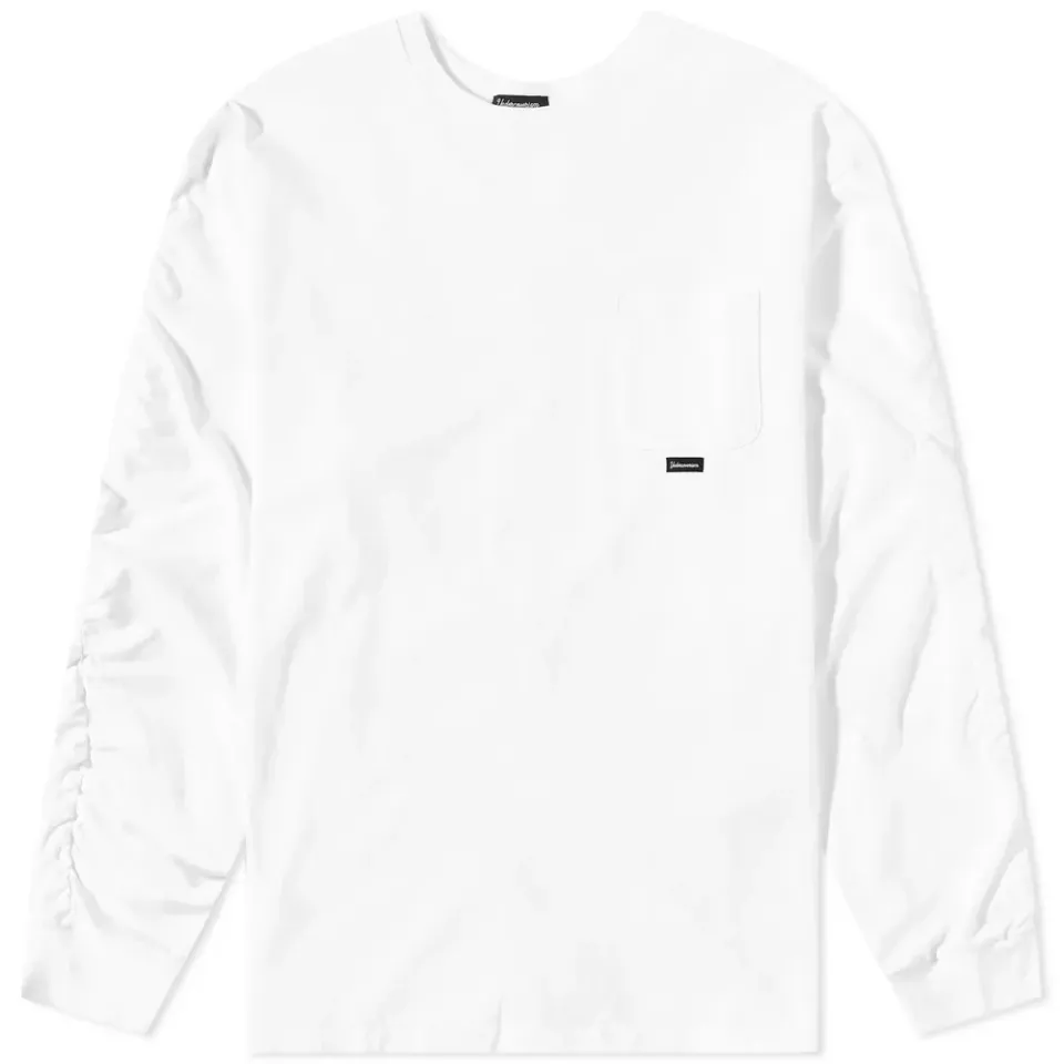 Oversized Long Sleeve Ruched T-Shirt