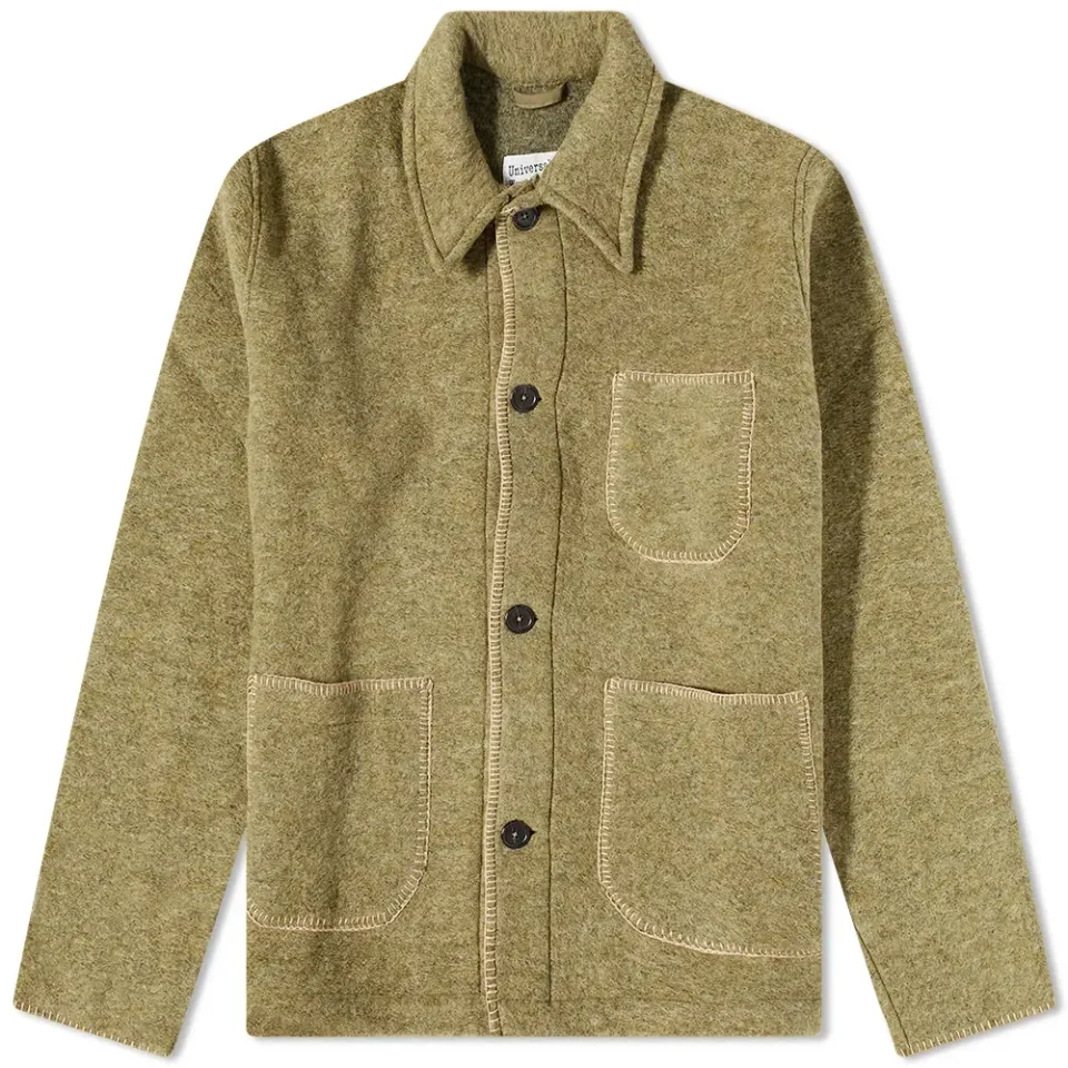 Wool Fleece Blanket Field Jacket