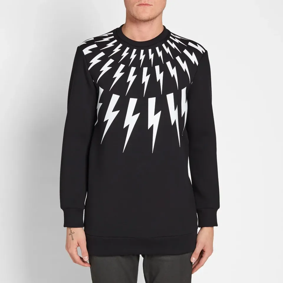 Fair Isle Bolt Print Ski Sweat