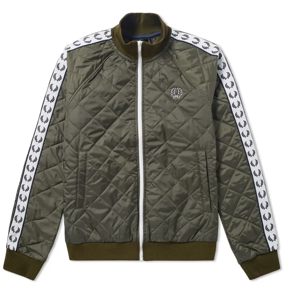 Fred Perry x Lavenham Quilted Taped Tracktop