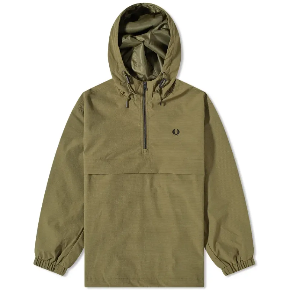 Seersucker Half Zip Jacket