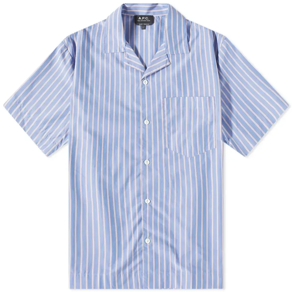 A.P.C. Edd Stripe Vacation Shirt