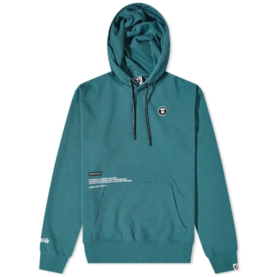 AAPE AAPE Now Silicone Logo Popover Hoodie