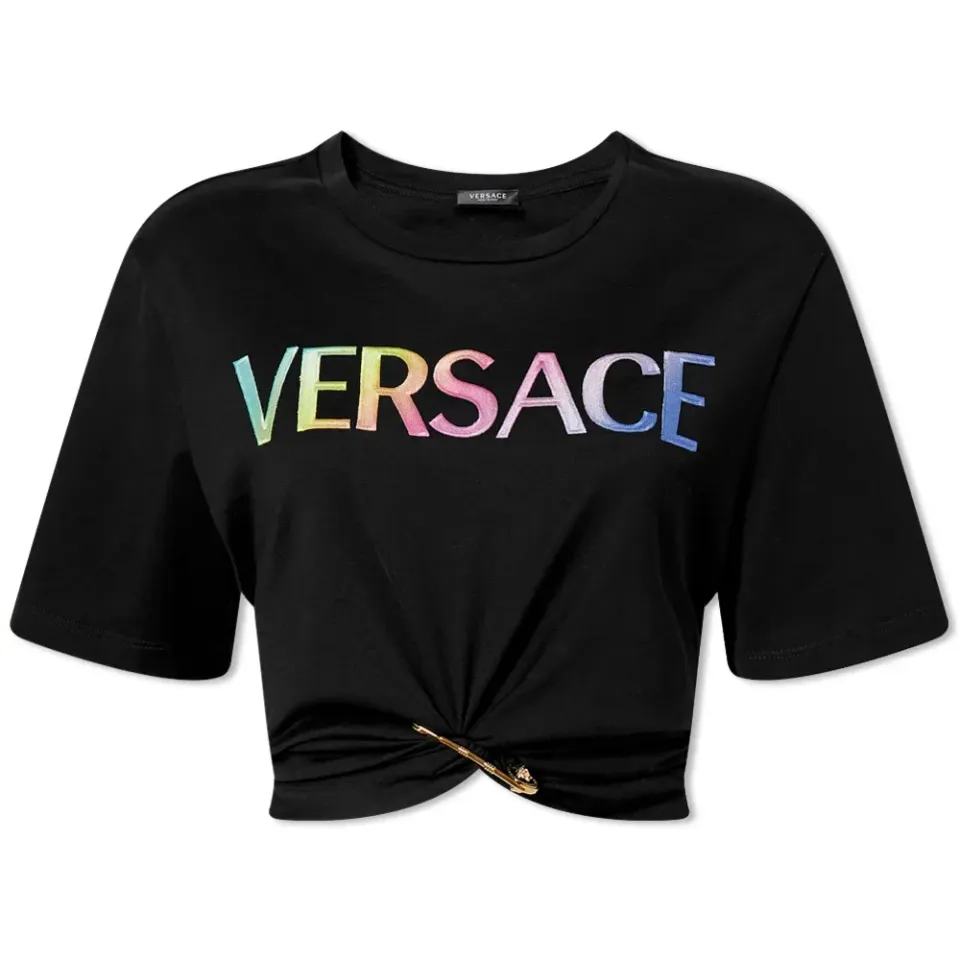 Rainbow Logo Crop Top