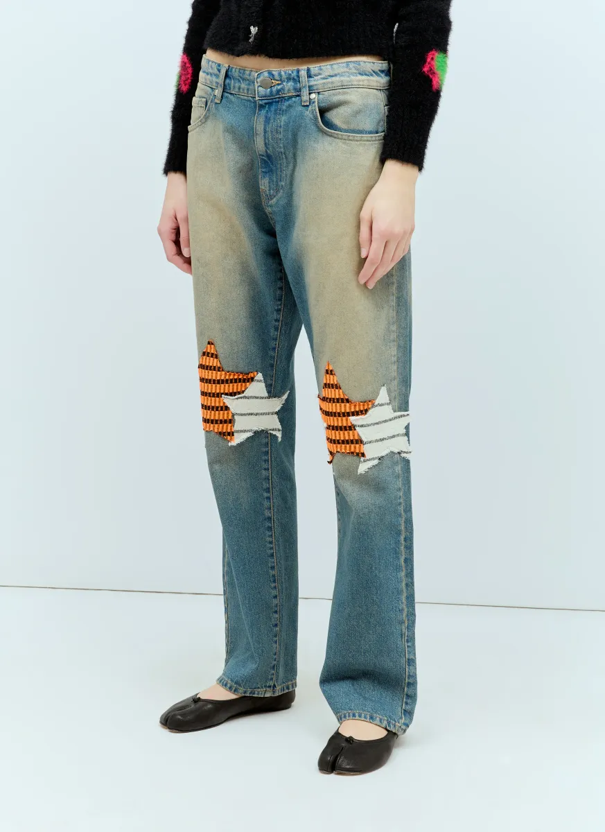 Star Patch Jeans